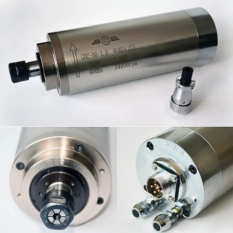 Water Cooled Spindle - 65X158-800W-ER11-220V двигатель шпинделя с ЧПУ с