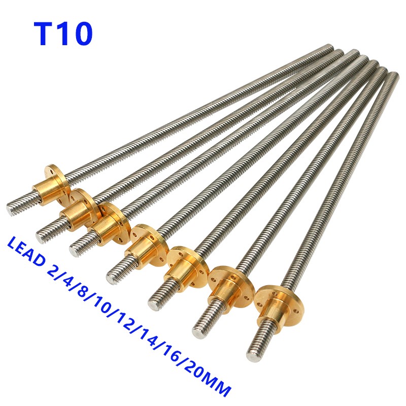 Lead Screw 8Mm - Нержавеющая сталь 304 T10 10 мм