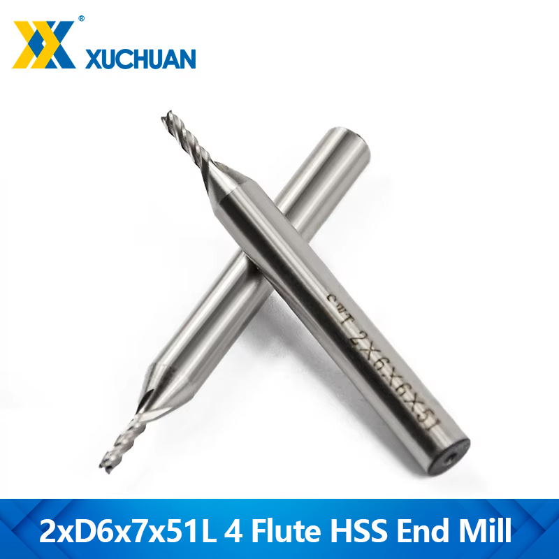 End Mill Set - 1 шт., диаметр фрезы 2 мм,