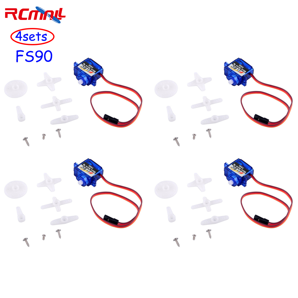 Servo 9G - 4 комплекта Feetech FS90 9g микро