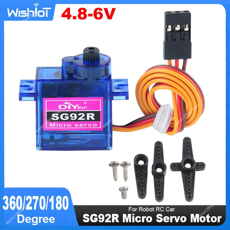 Servo 9G - SG92R микро серводвигатель 4,8-6 В 360/270/180