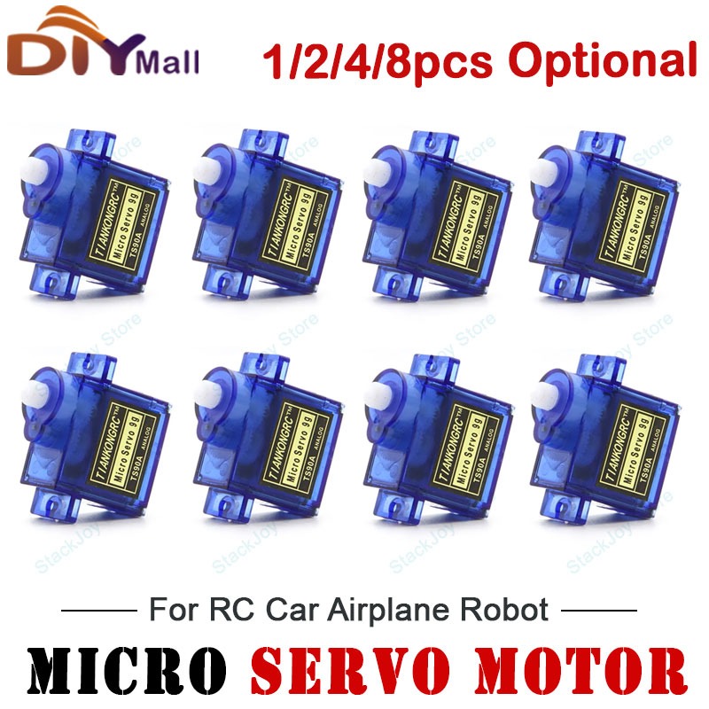 Servo 9G - TS90A 9G микро сервопривод 180-градусный аналоговый