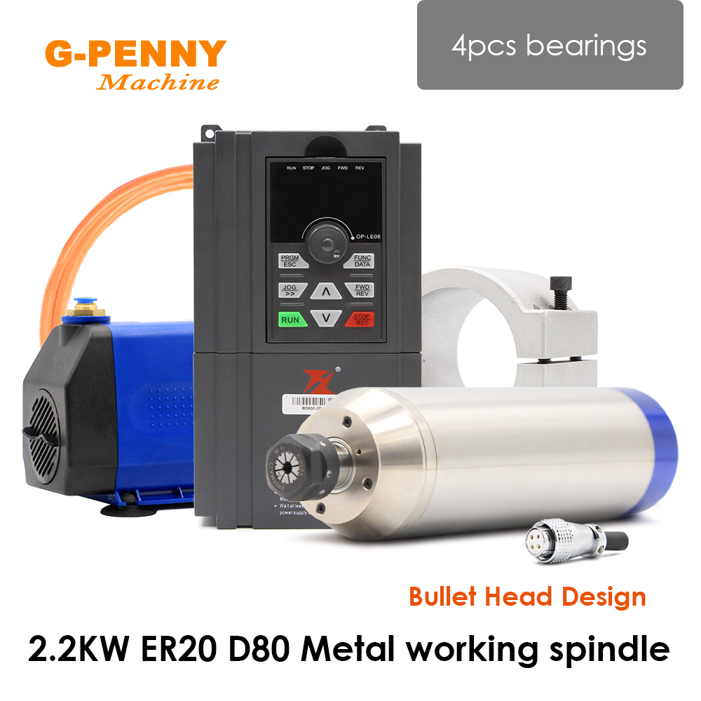 Water Cooled Spindle - G-Penny 2,2 кВт Шпиндель с водяным