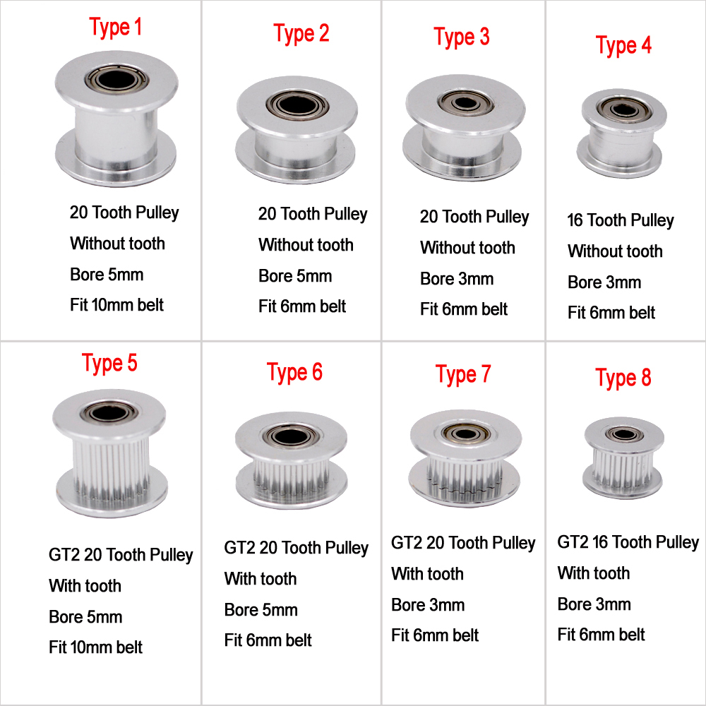 10 шт., шкив ГРМ GT2, 16 зубье – обзор и цена Gt2 Belt