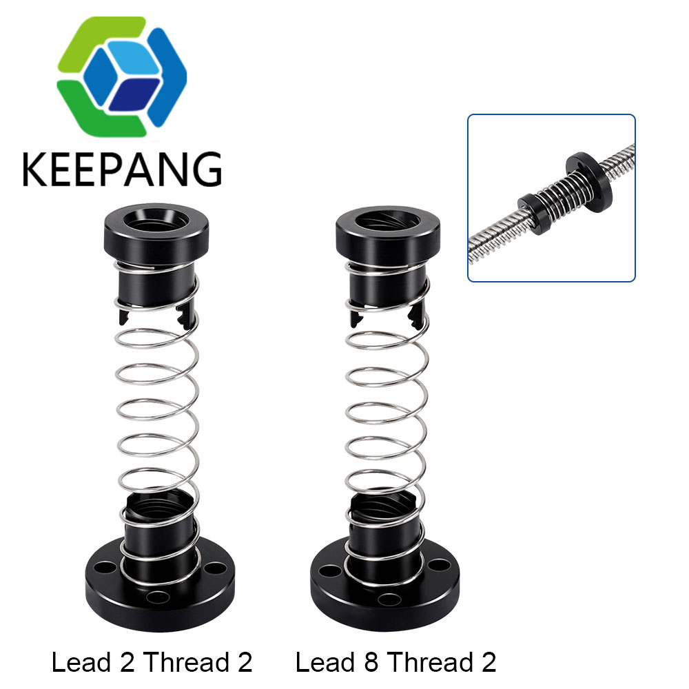 Противоударные гайки для 3D пр – обзор и цена Lead Screw 8Mm