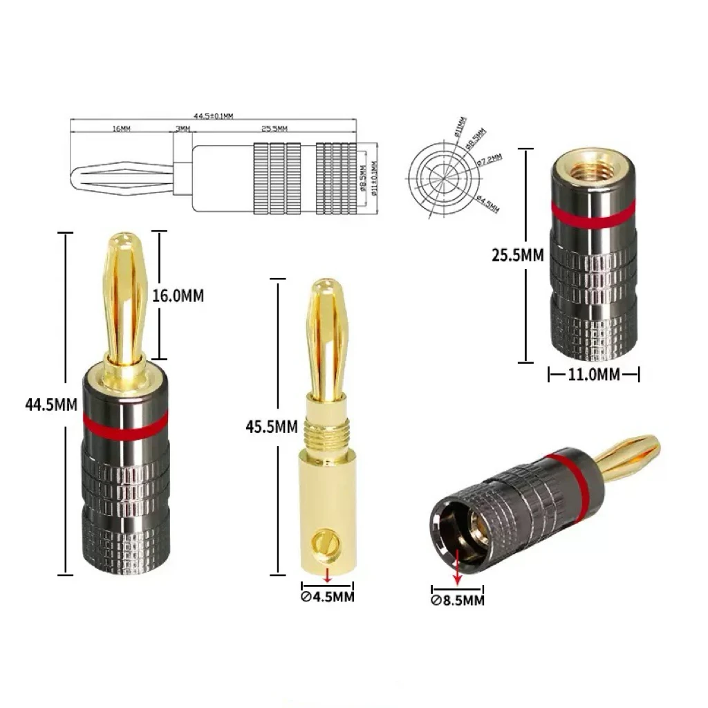 1–10 шт. Банановые разъемы без – обзор и цена Coupling 8Mm