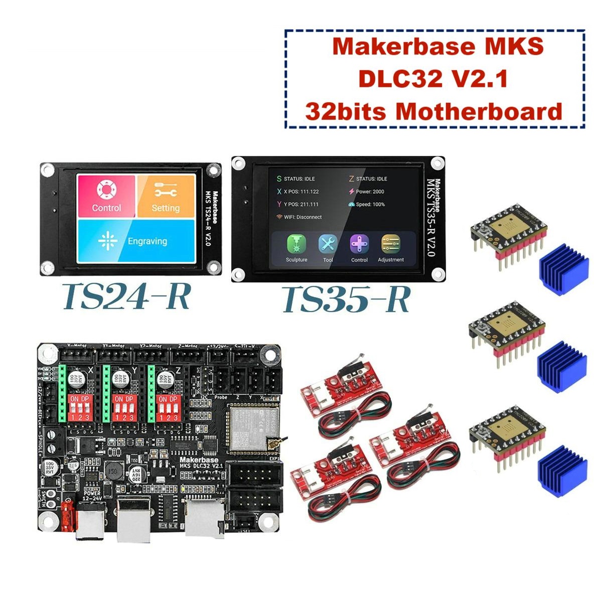 Makerbase MKS DLC32 V2.1 32-би – обзор и цена Lm8Uu Bearing