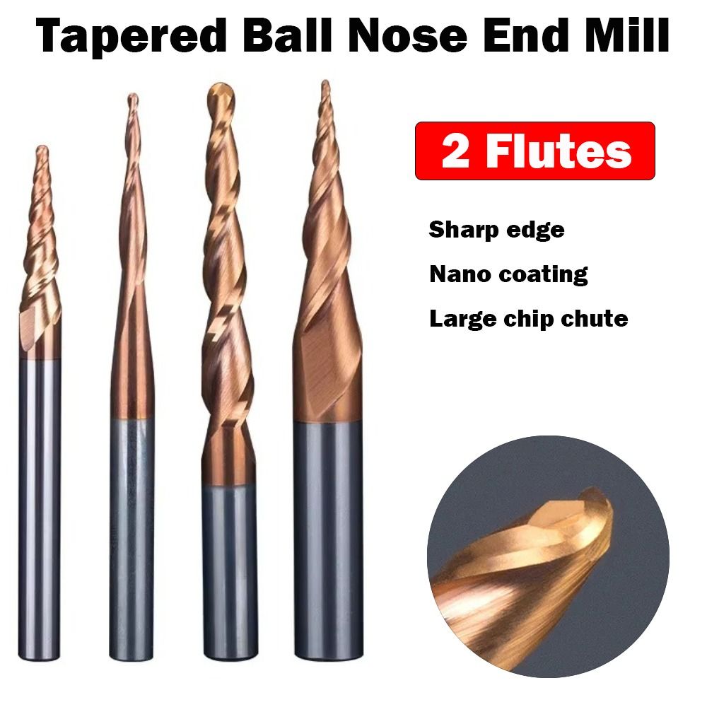 HRC55 Твердосплавные сферическ – обзор и цена End Mill Set