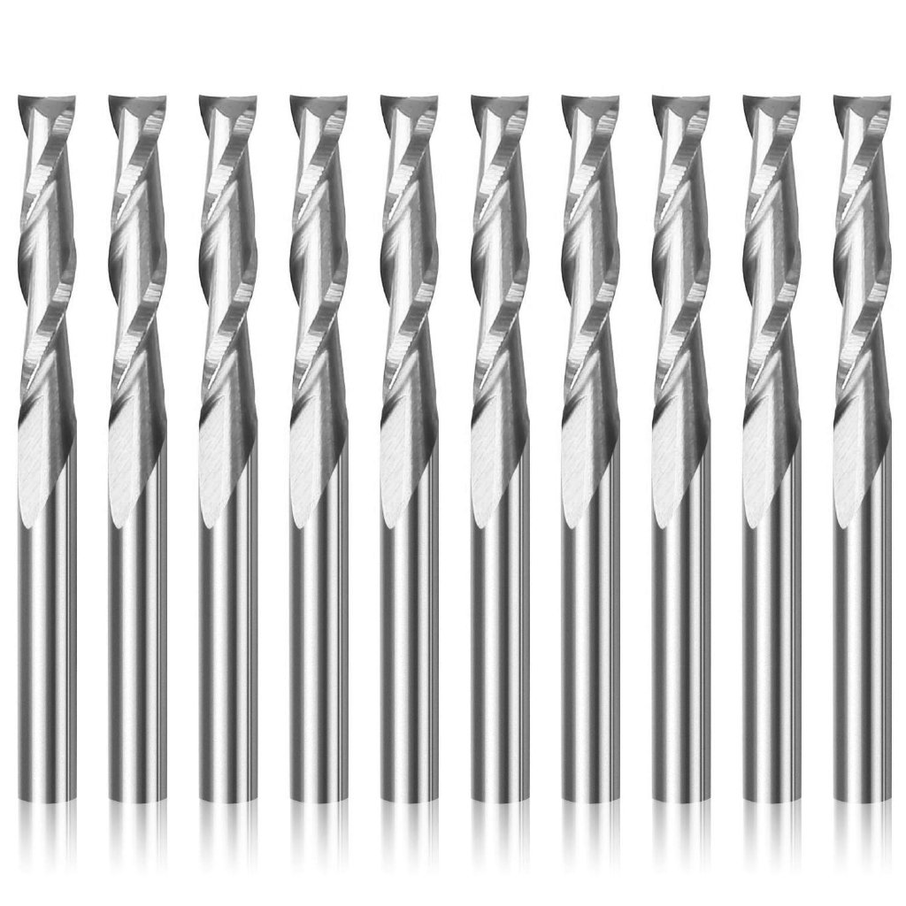 10 шт. спиральных фрез с хвост – обзор и цена End Mill Set