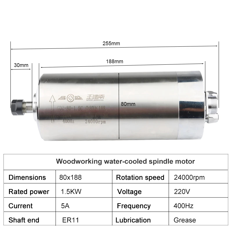 Фрезерный станок с водяным охл – обзор и цена Water Cooled Spindle