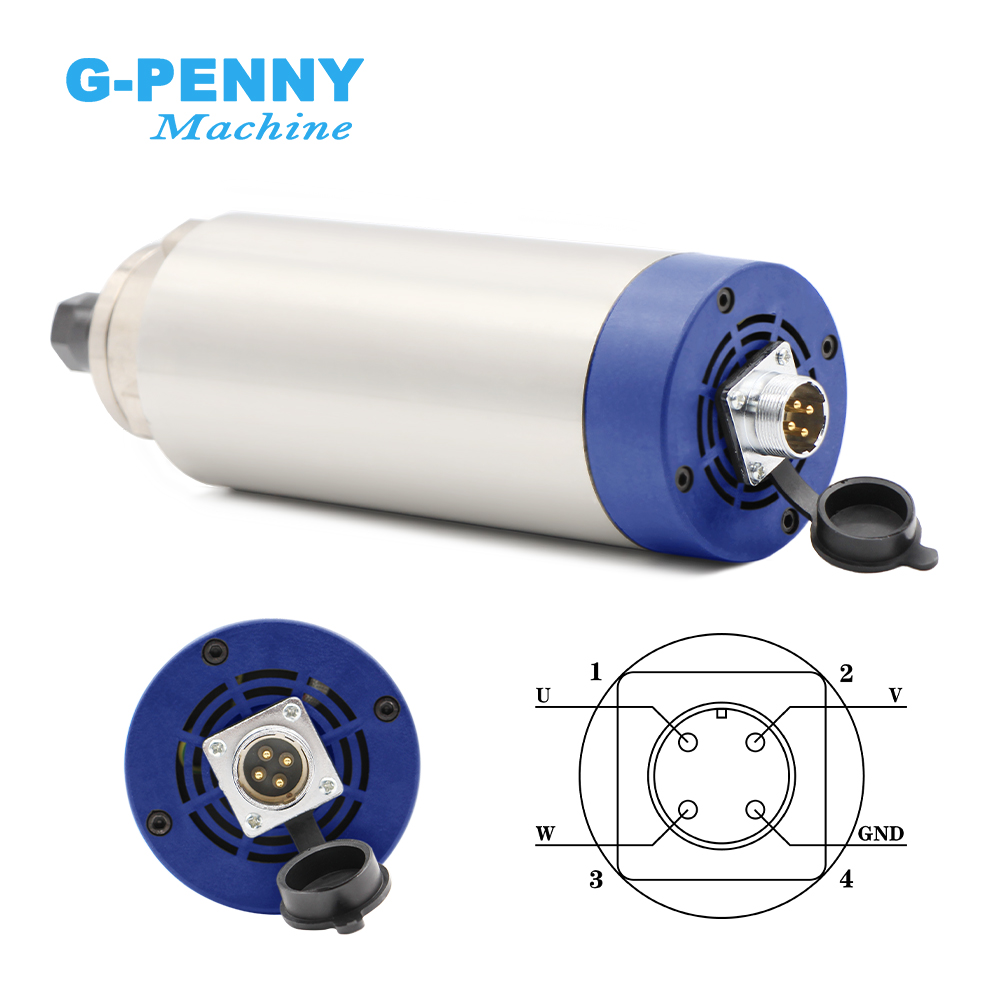 Настройка Gpenny 1,5 кВт ER16  – обзор и цена Spindle Motor