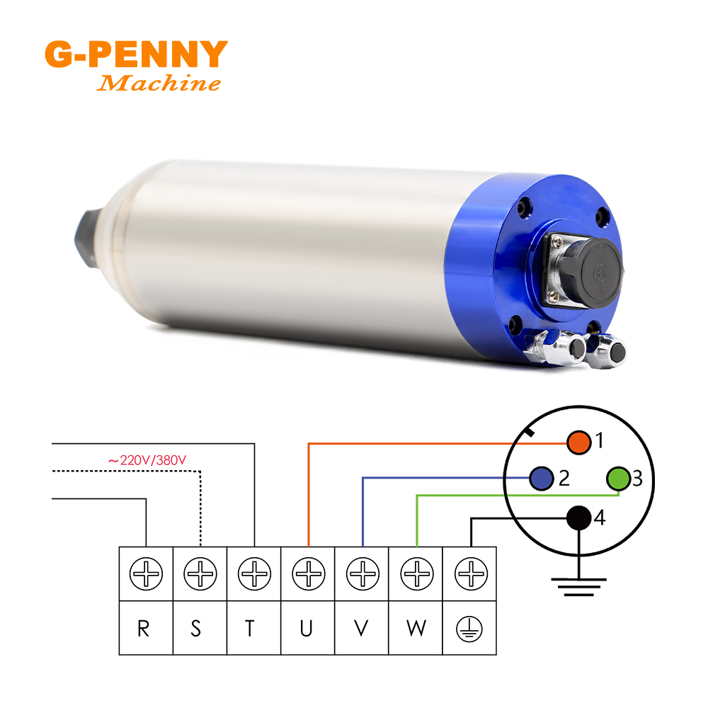 G-PENNY 2,2 кВт ER20 Металличе – обзор и цена Water Cooled Spindle