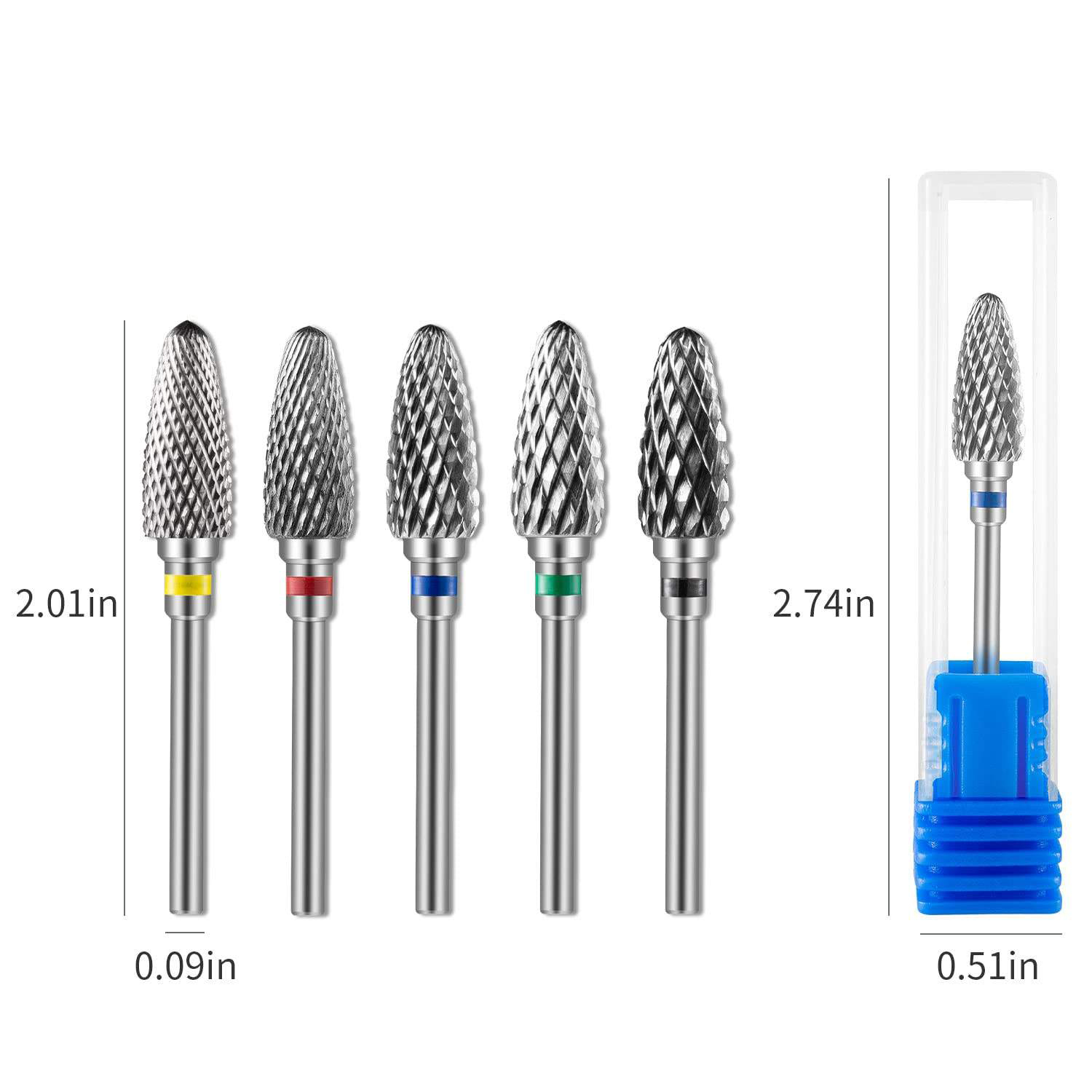 1/5 шт. сверло для ногтей из в – обзор и цена Carbide End Mill