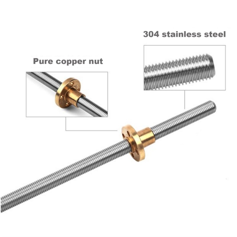 Ходовой винт T8 с левой резьбо – обзор и цена Lead Screw 8Mm