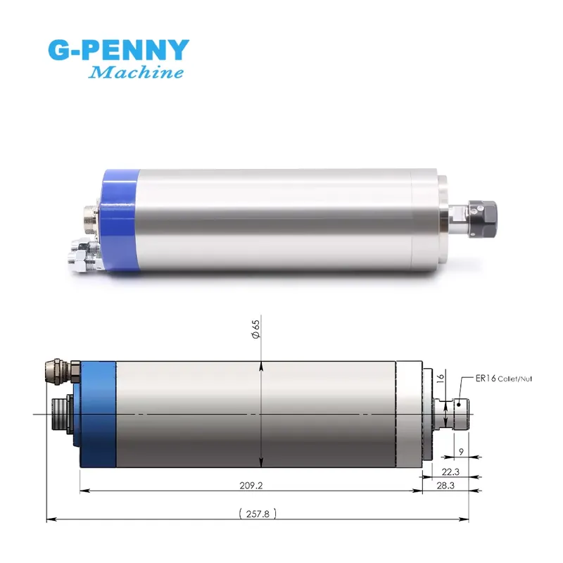 Комплекты шпинделей G-PENNY 11 – обзор и цена Water Cooled Spindle
