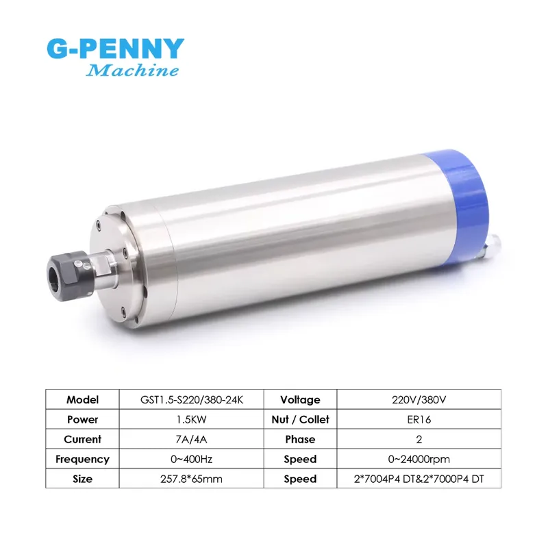 Комплекты шпинделей G-PENNY 11 – обзор и цена Water Cooled Spindle