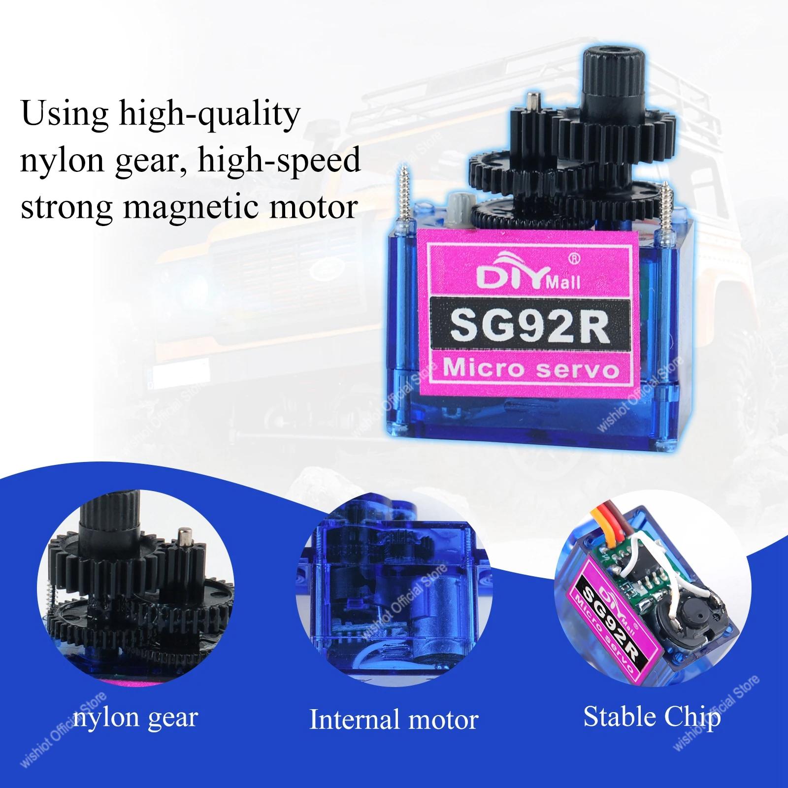 SG92R микро серводвигатель 4,8 – обзор и цена Servo 9G
