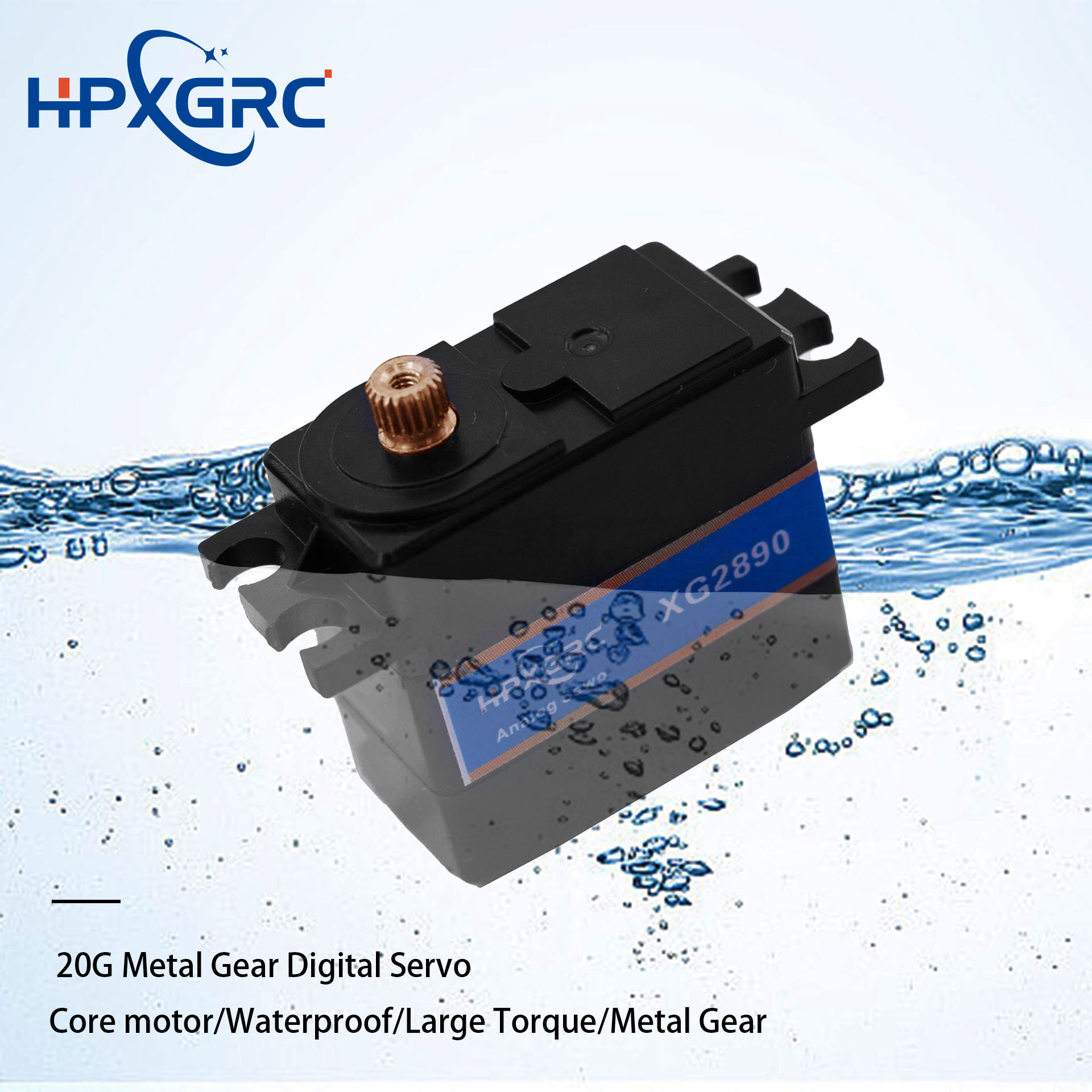 HPXGRC Водонепроницаемый серво – обзор и цена Servo 9G