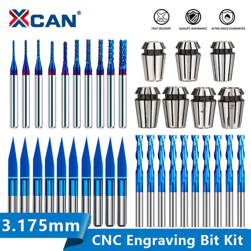 XCAN Фрезерный станок с ЧПУ, к – обзор и цена End Mill Set
